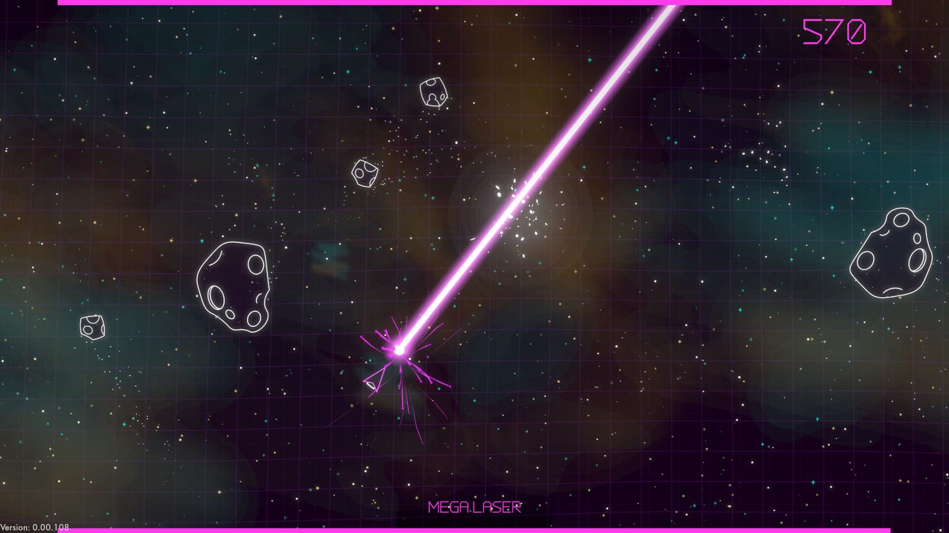 Screenshot for Asteroids: Recharged