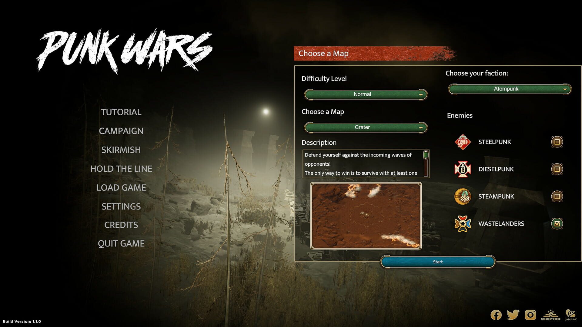 Screenshot for Punk Wars: Hold the Line