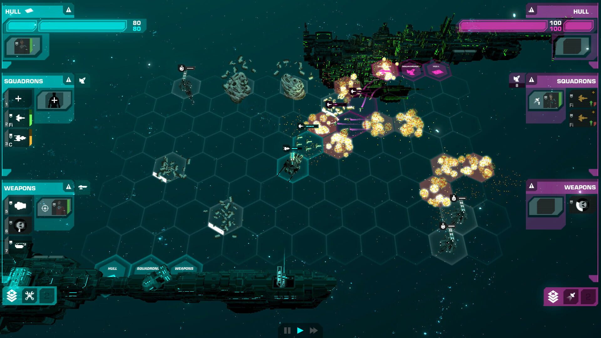 Screenshot for Crying Suns