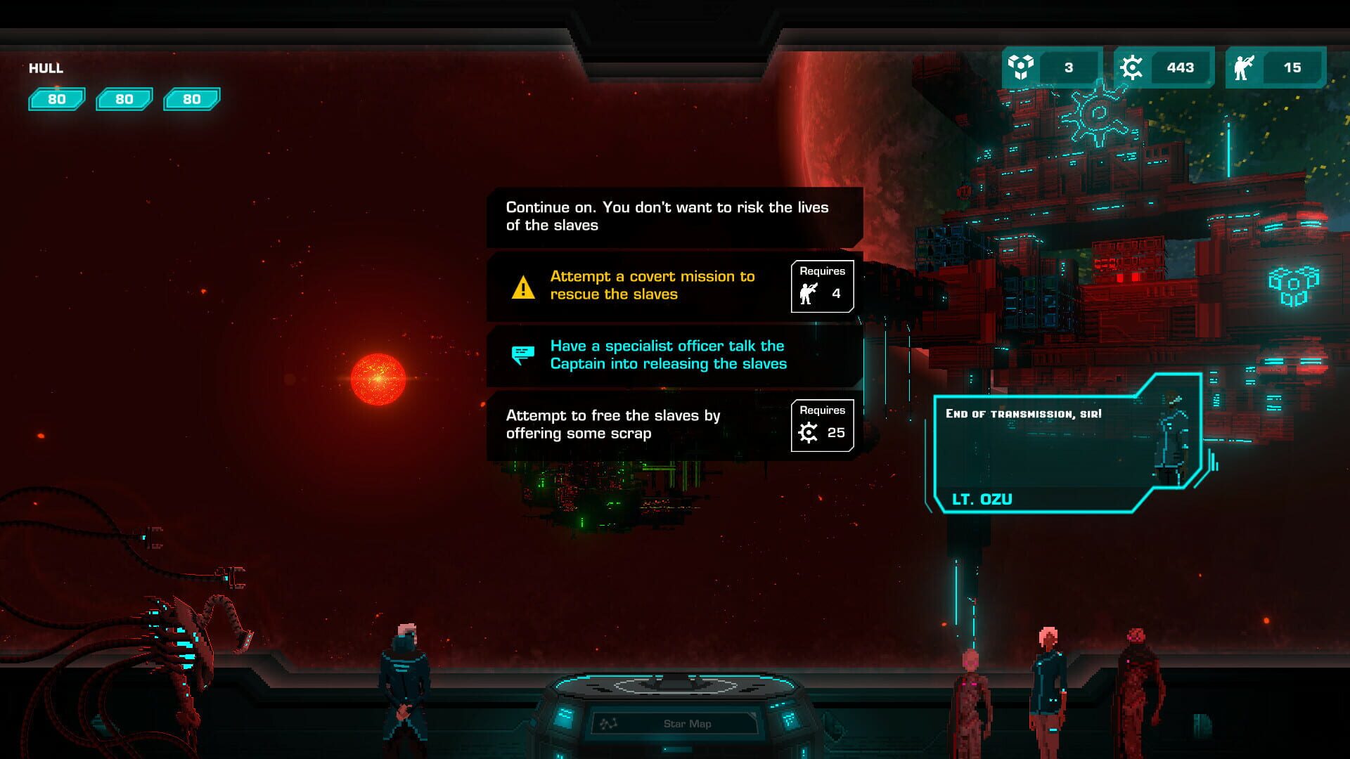 Screenshot for Crying Suns