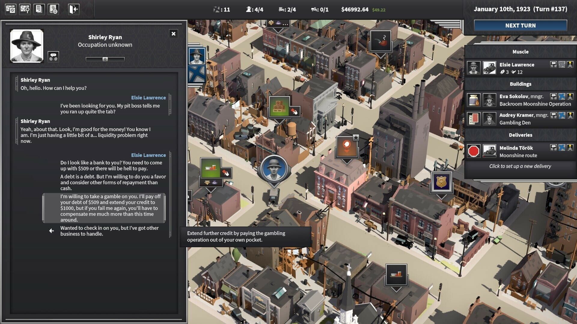 Screenshot for City of Gangsters: Atlantic City