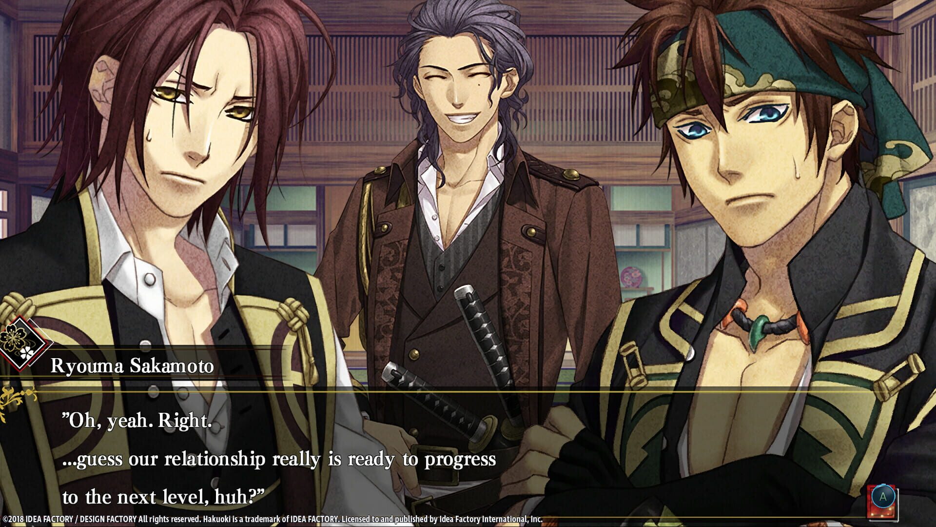 Screenshot for Hakuoki: Edo Blossoms