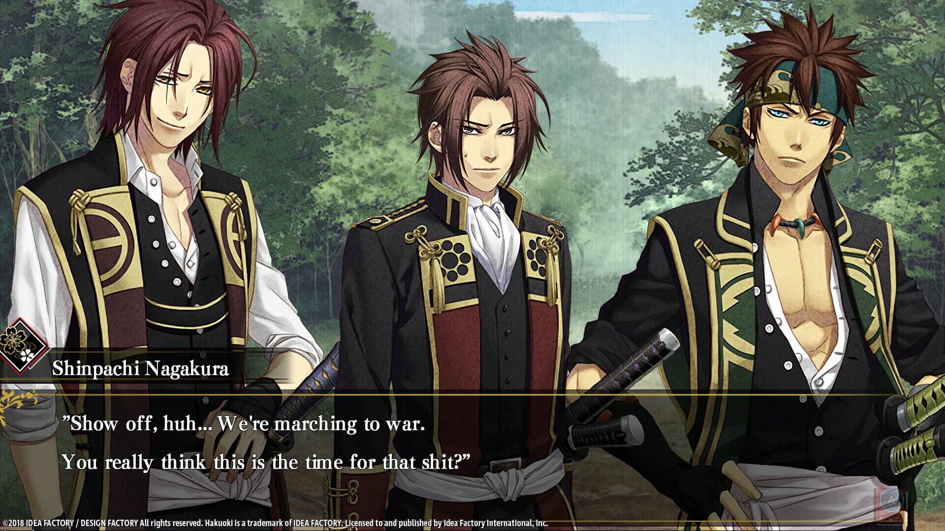 Screenshot for Hakuoki: Edo Blossoms