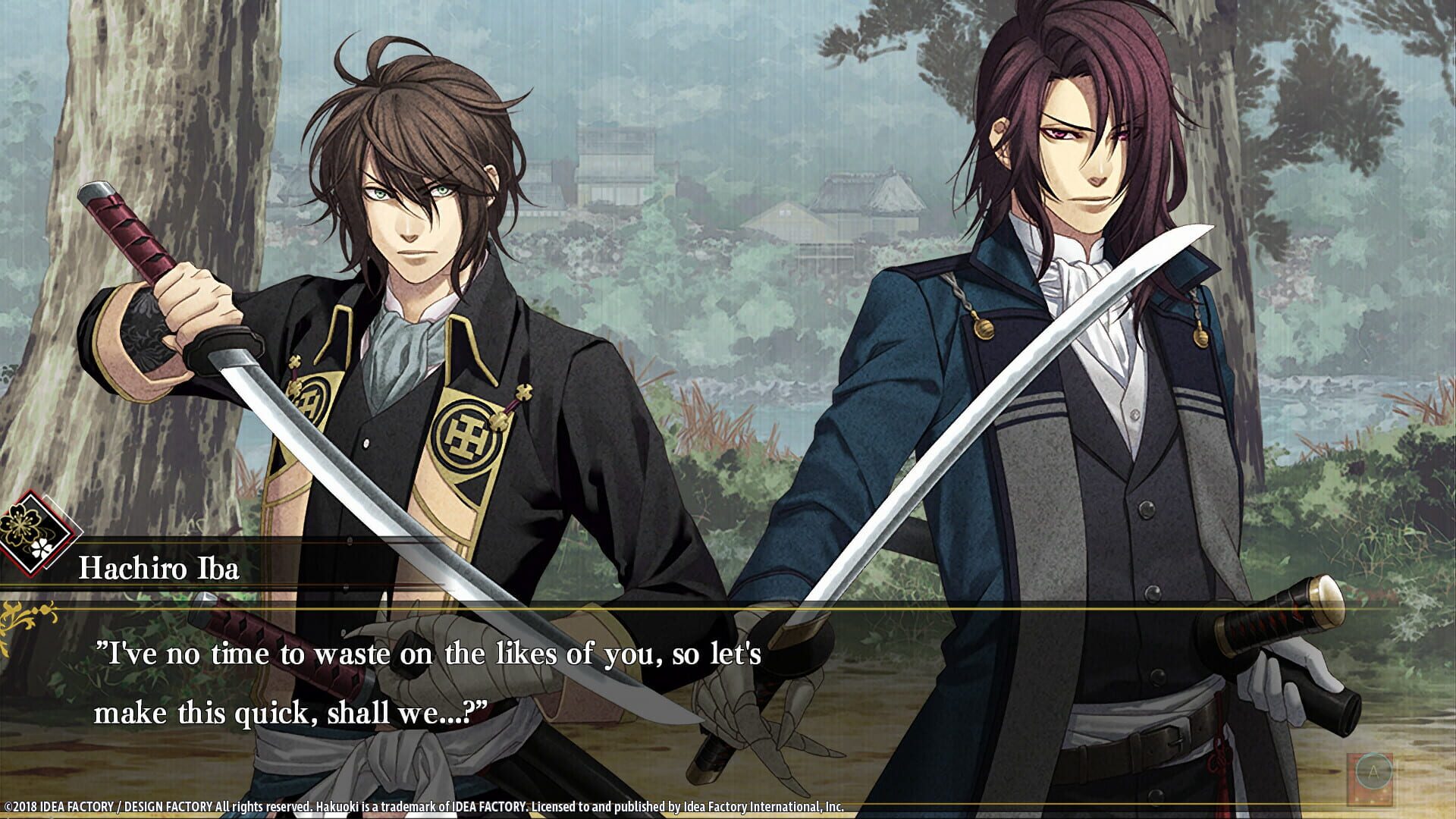Screenshot for Hakuoki: Edo Blossoms
