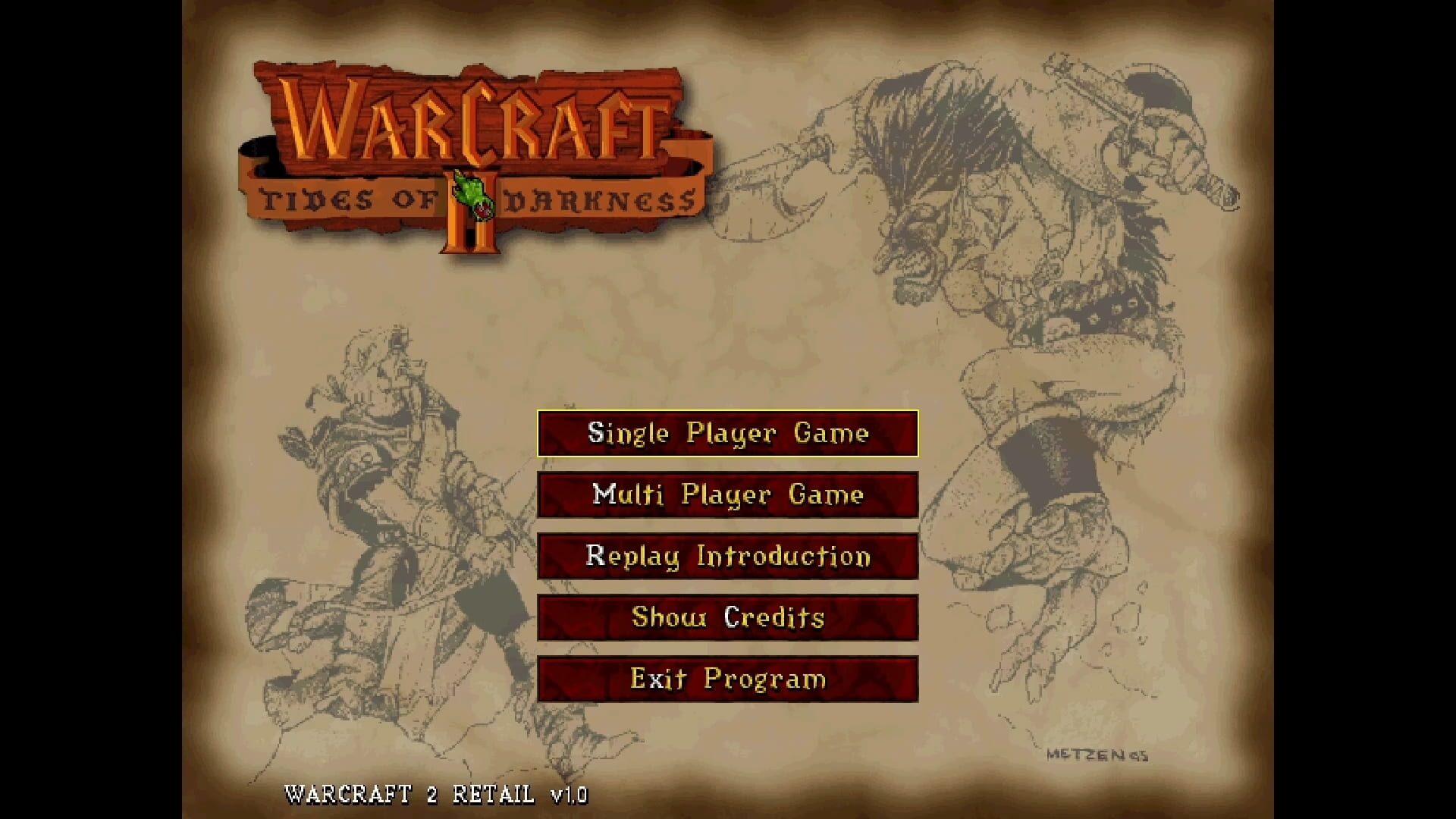 Screenshot for Warcraft II: Tides of Darkness