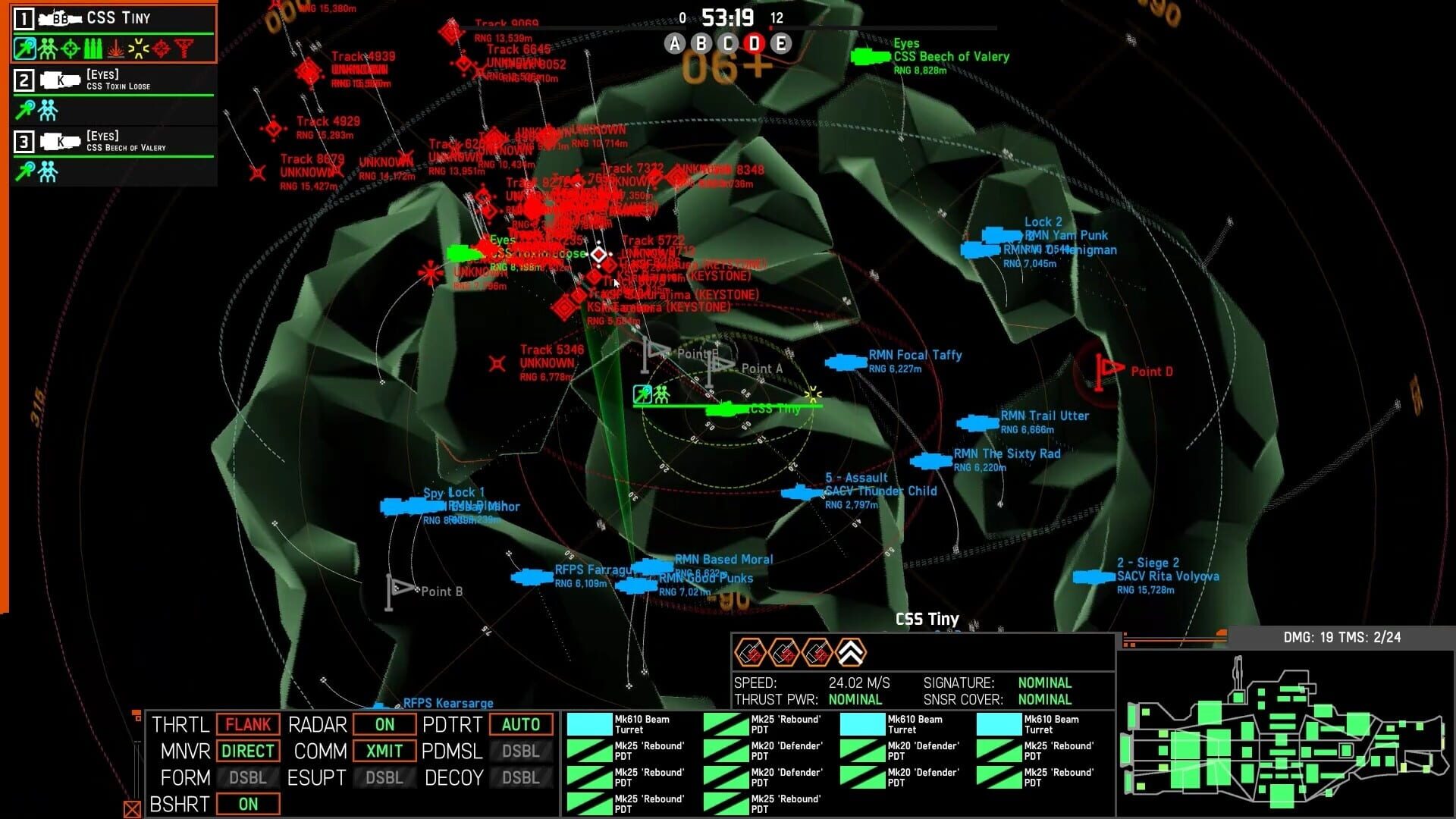 Screenshot for Nebulous: Fleet Command