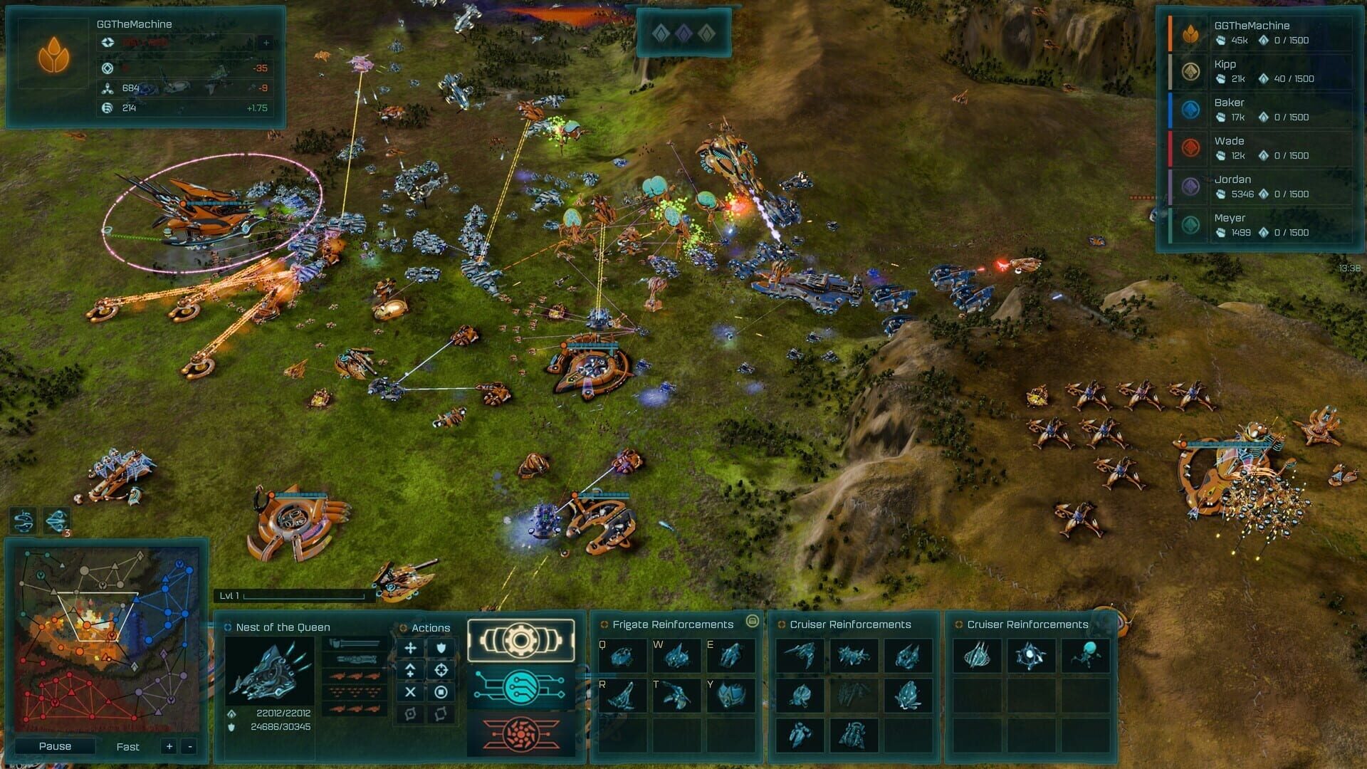 Screenshot for Ashes of the Singularity: Escalation - Core Worlds