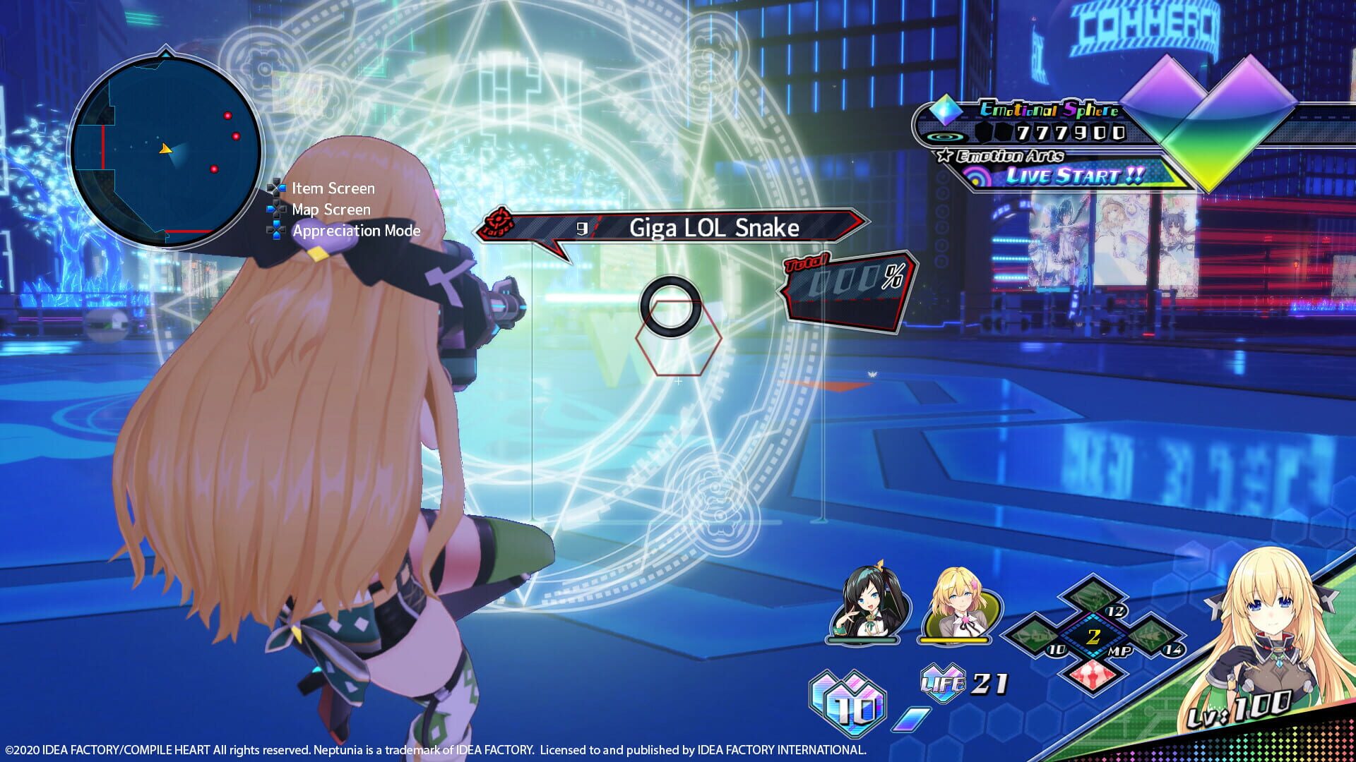 Screenshot for Neptunia: Virtual Stars