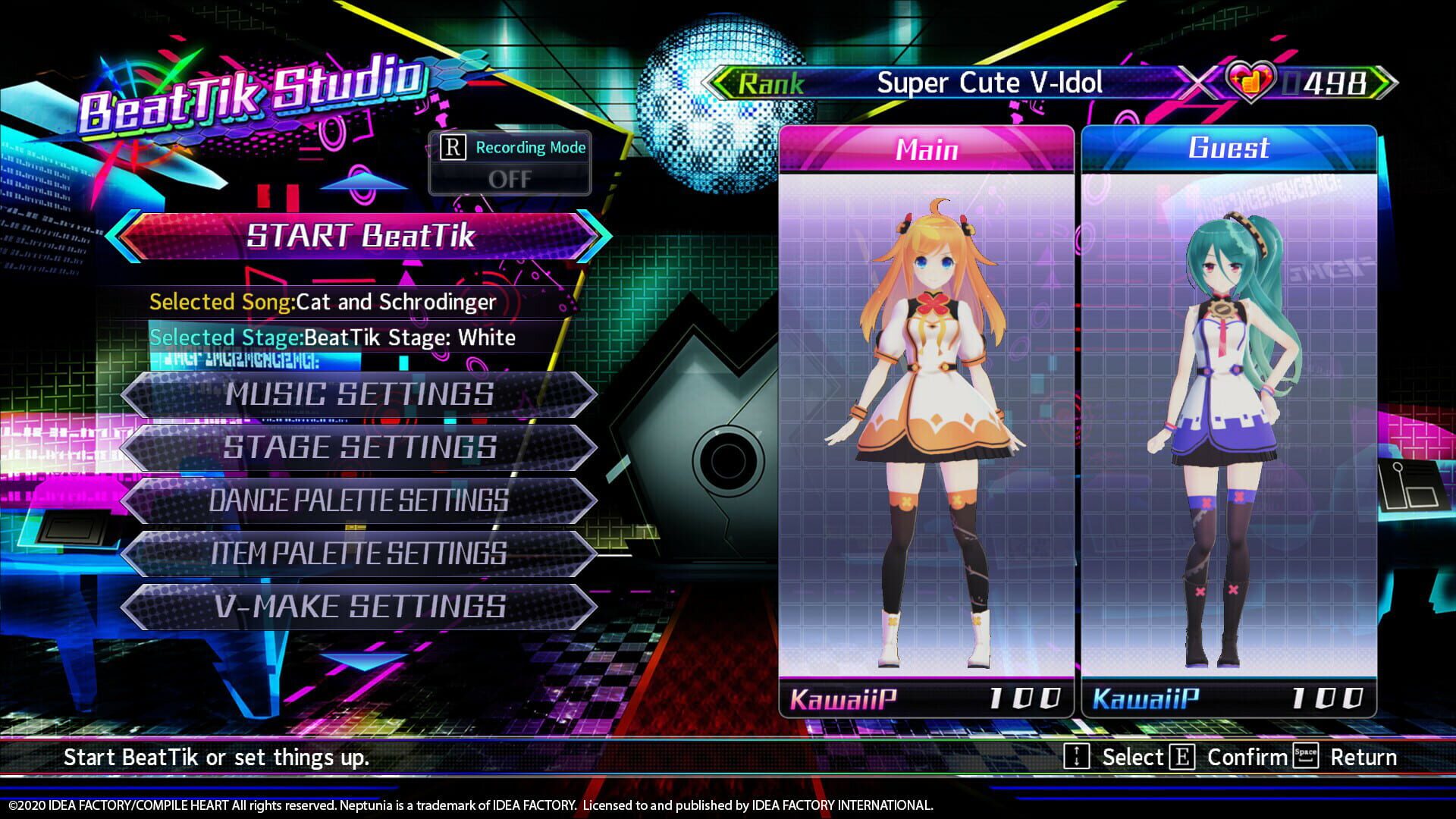 Screenshot for Neptunia: Virtual Stars