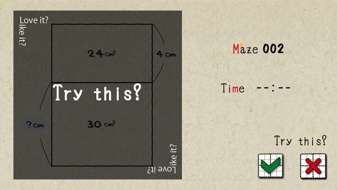 Screenshot for Menseki: Area Maze puzzles