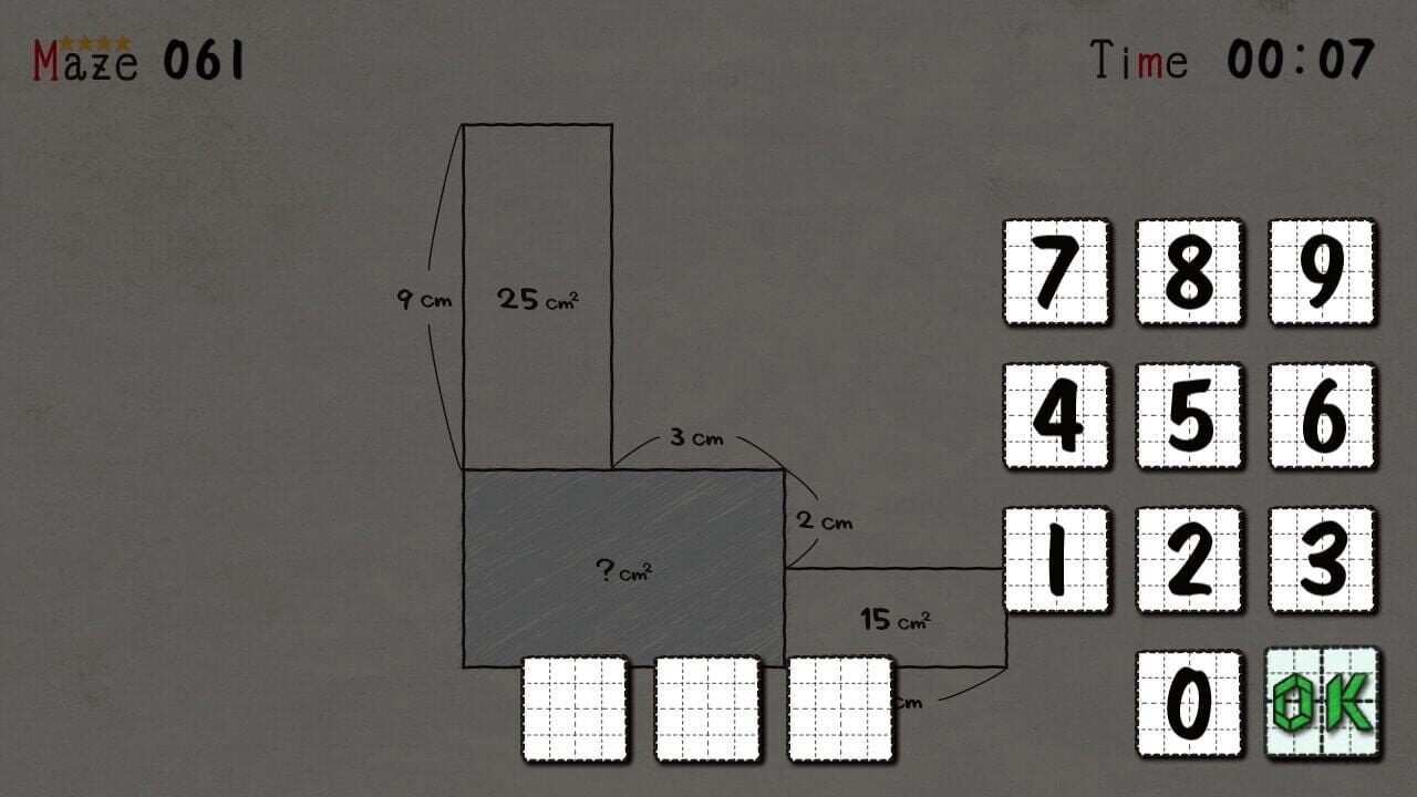 Screenshot for Menseki: Area Maze puzzles