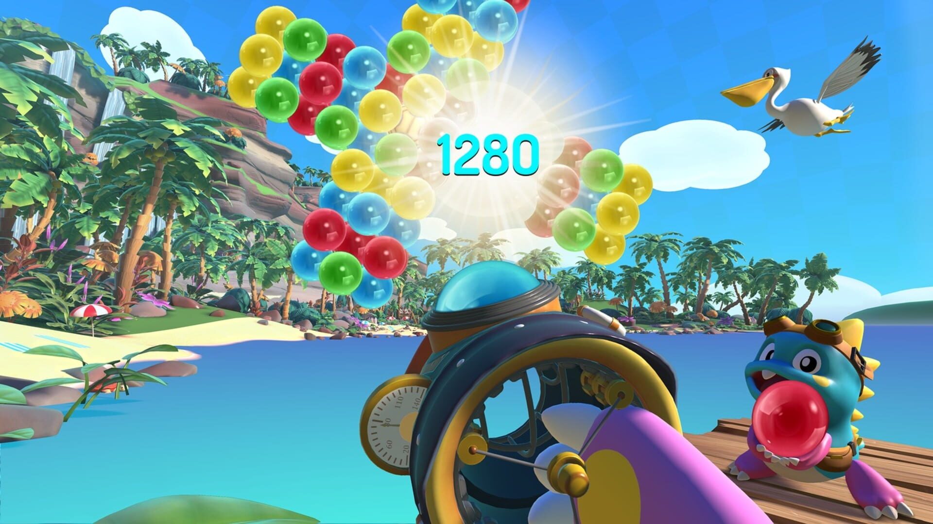 Screenshot for Puzzle Bobble VR: Vacation Odyssey