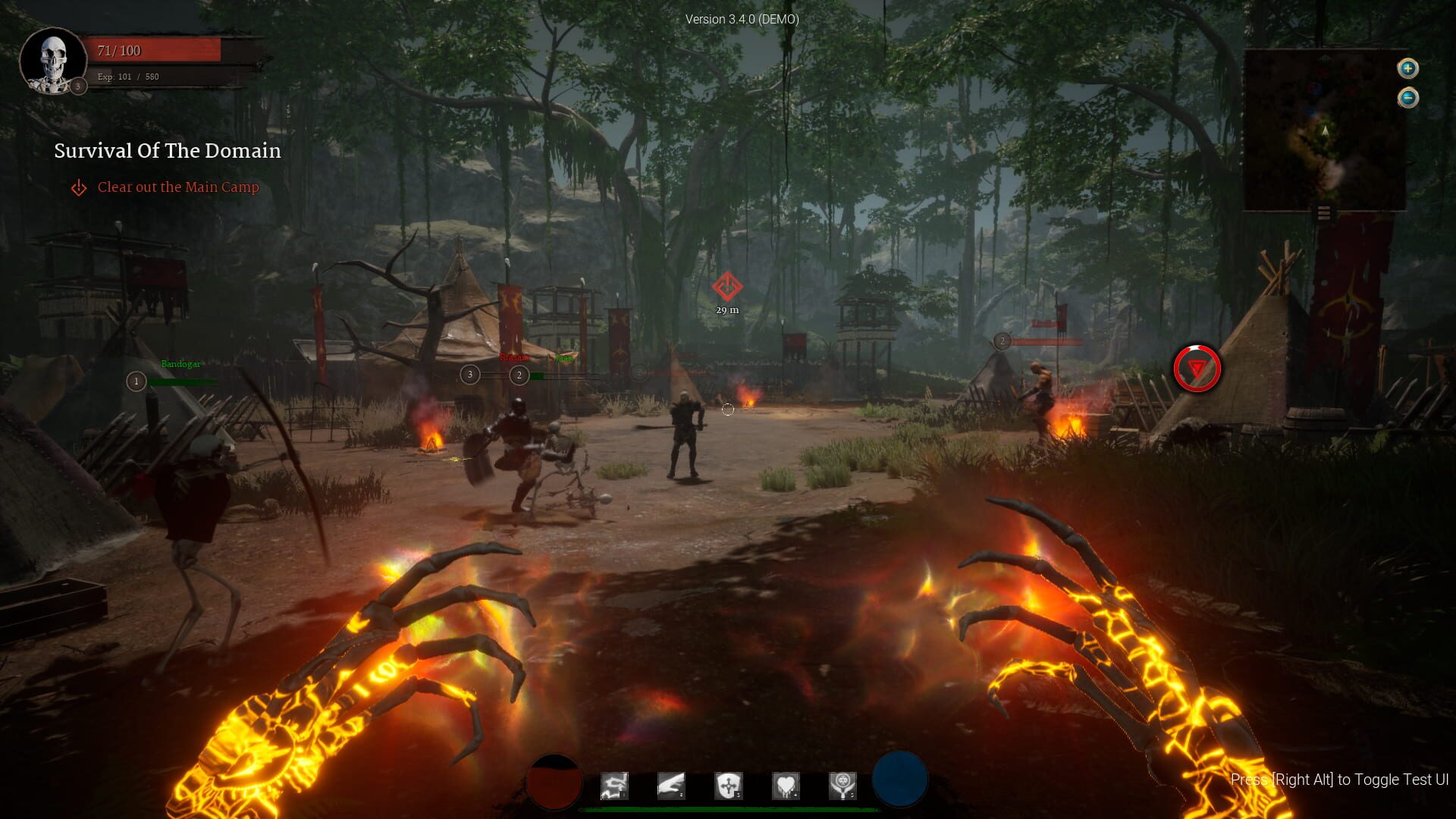 Screenshot for Monsters Domain