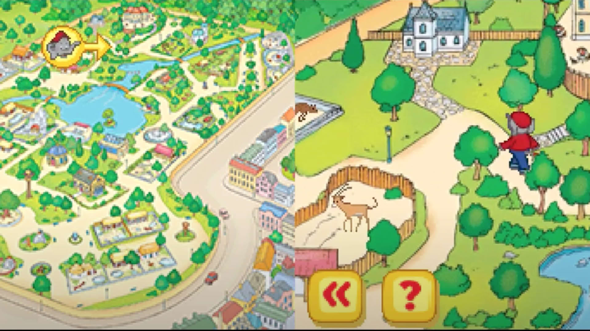 Screenshot for Benjamin Blumchen: Ein Tag im Zoo