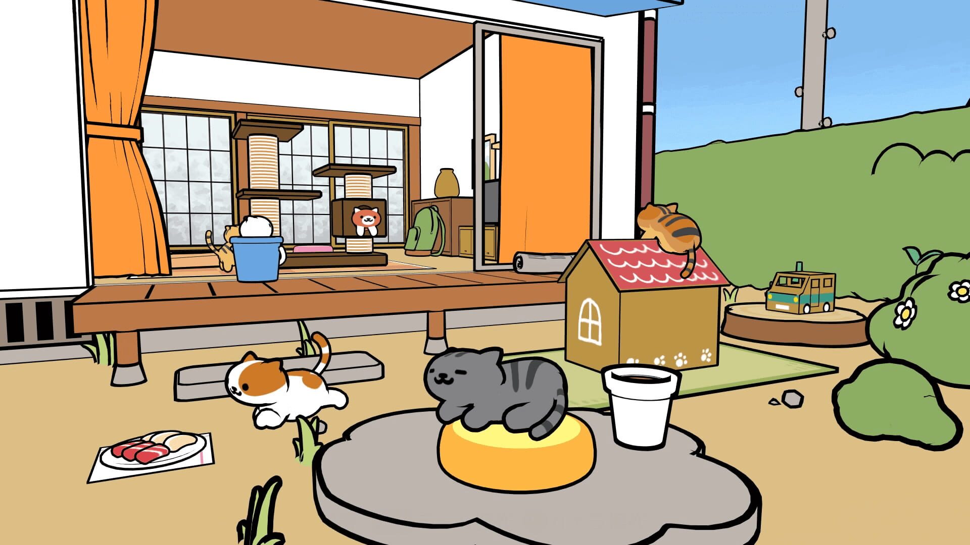 Screenshot for Neko Atsume VR