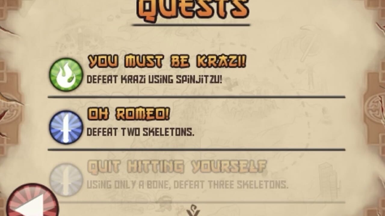 Screenshot for LEGO Ninjago: Spinjitzu Scavenger Hunt
