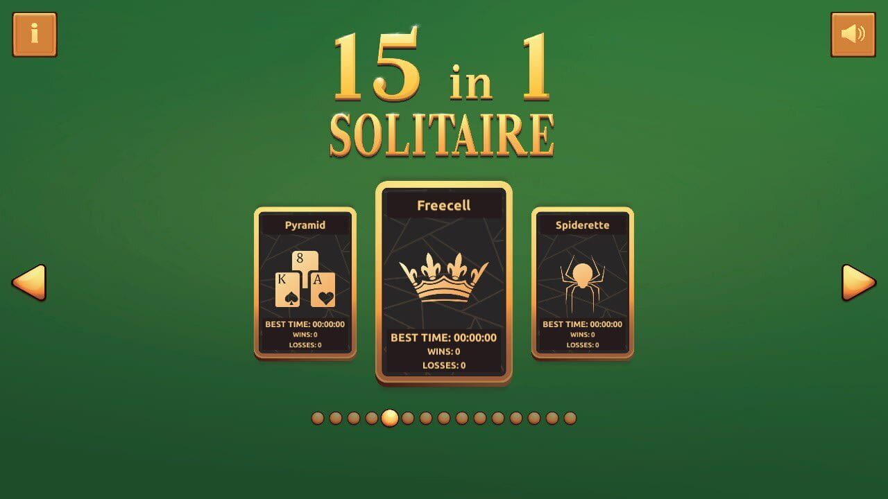 Screenshot for 15 in 1 Solitaire