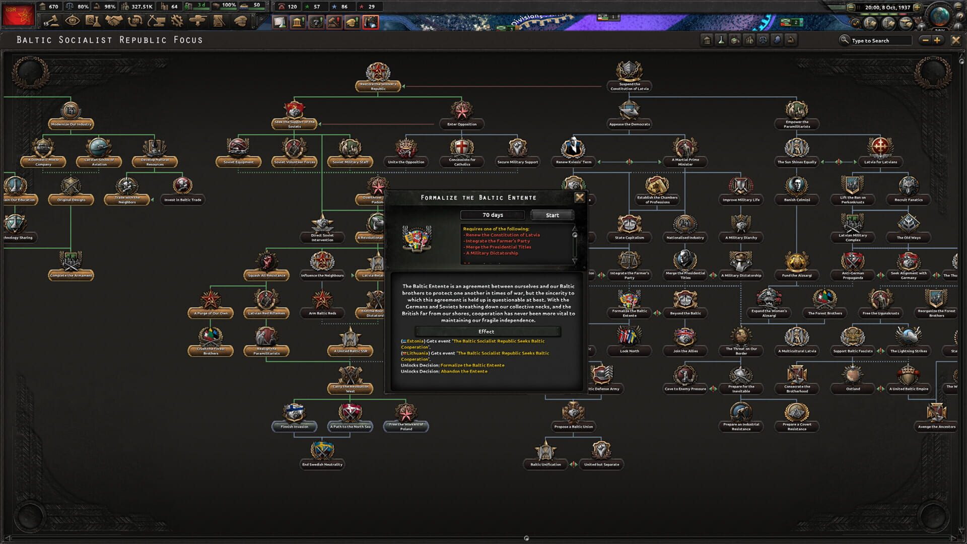 Screenshot for Hearts of Iron IV: No Step Back