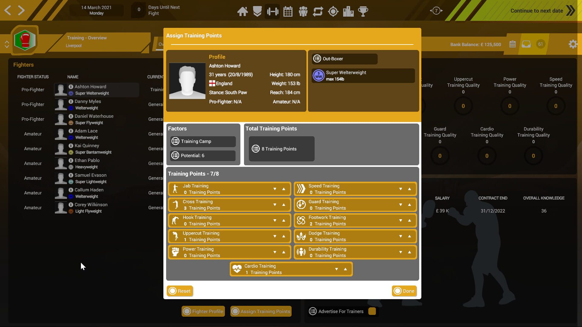 Screenshot for Boxing Club Manager