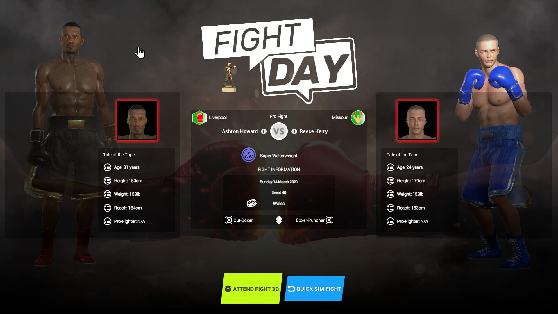 Screenshot for Boxing Club Manager