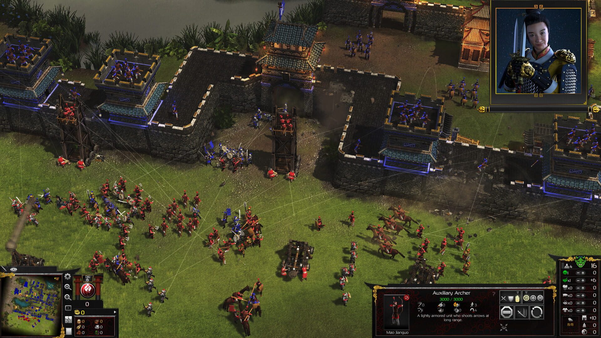 Screenshot for Stronghold: Warlords - The Warrior Queen Campaign