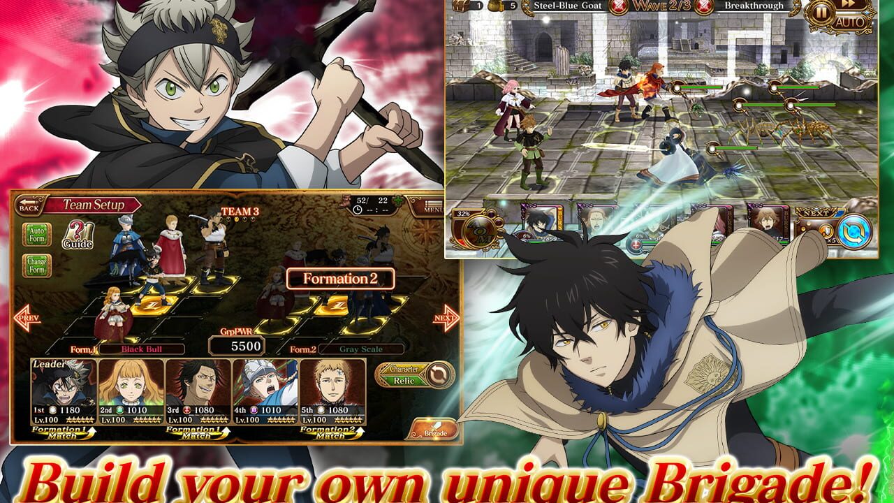 Screenshot for Black Clover Phantom Knights