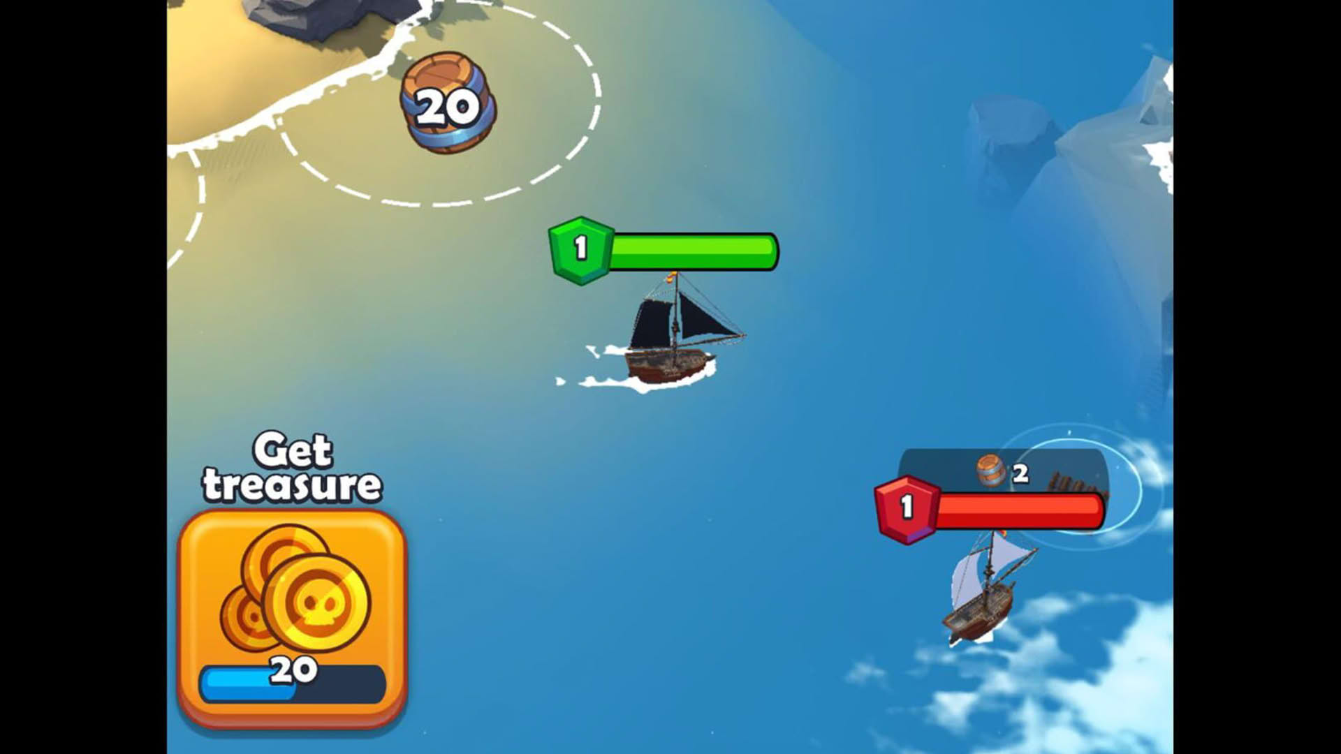 Screenshot for Pirate Raid: Caribbean Battle