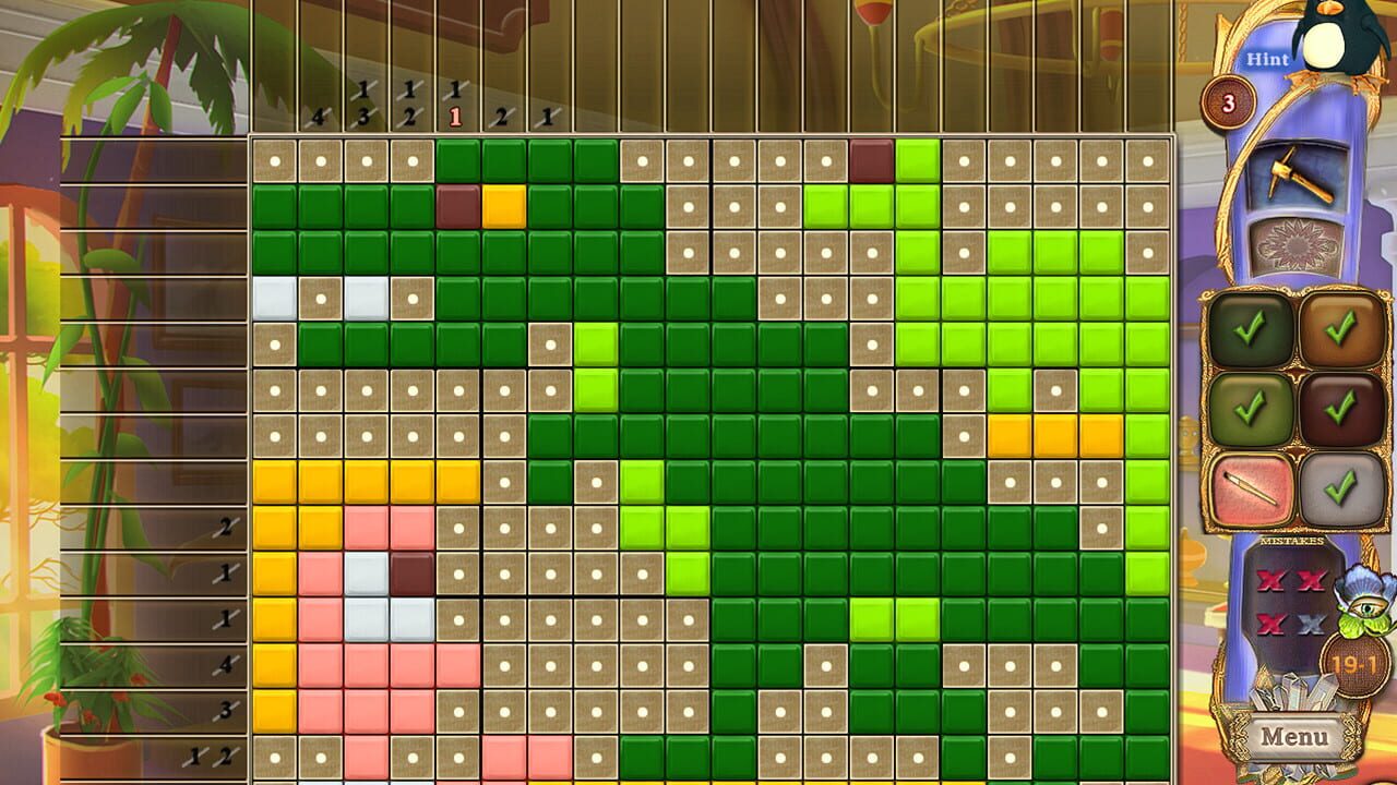 Screenshot for Fantasy Mosaics 35: Day at the Museum