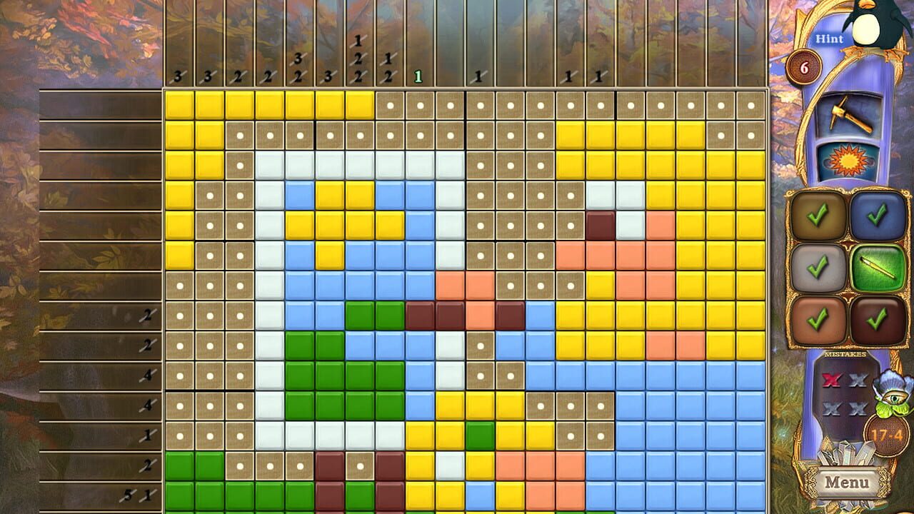 Screenshot for Fantasy Mosaics 35: Day at the Museum