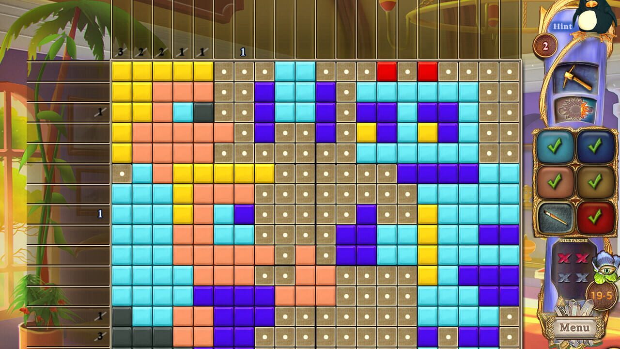 Screenshot for Fantasy Mosaics 35: Day at the Museum