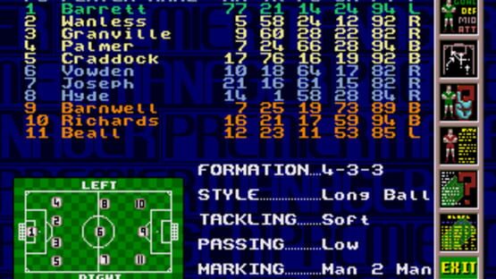 Screenshot for Premier Manager 97