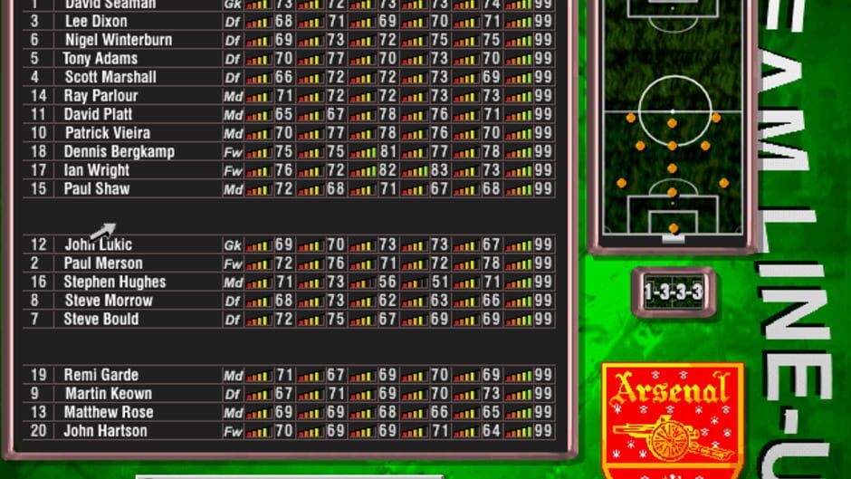 Screenshot for Actua Soccer: Club Edition