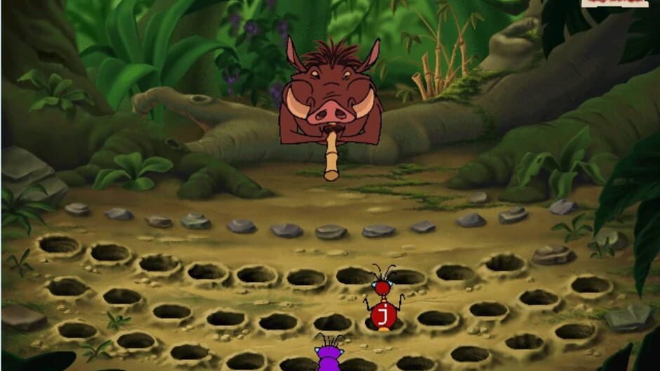 Screenshot for Disney's Adventures in Typing with Timon & Pumbaa