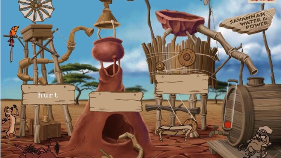 Screenshot for Disney's Adventures in Typing with Timon & Pumbaa