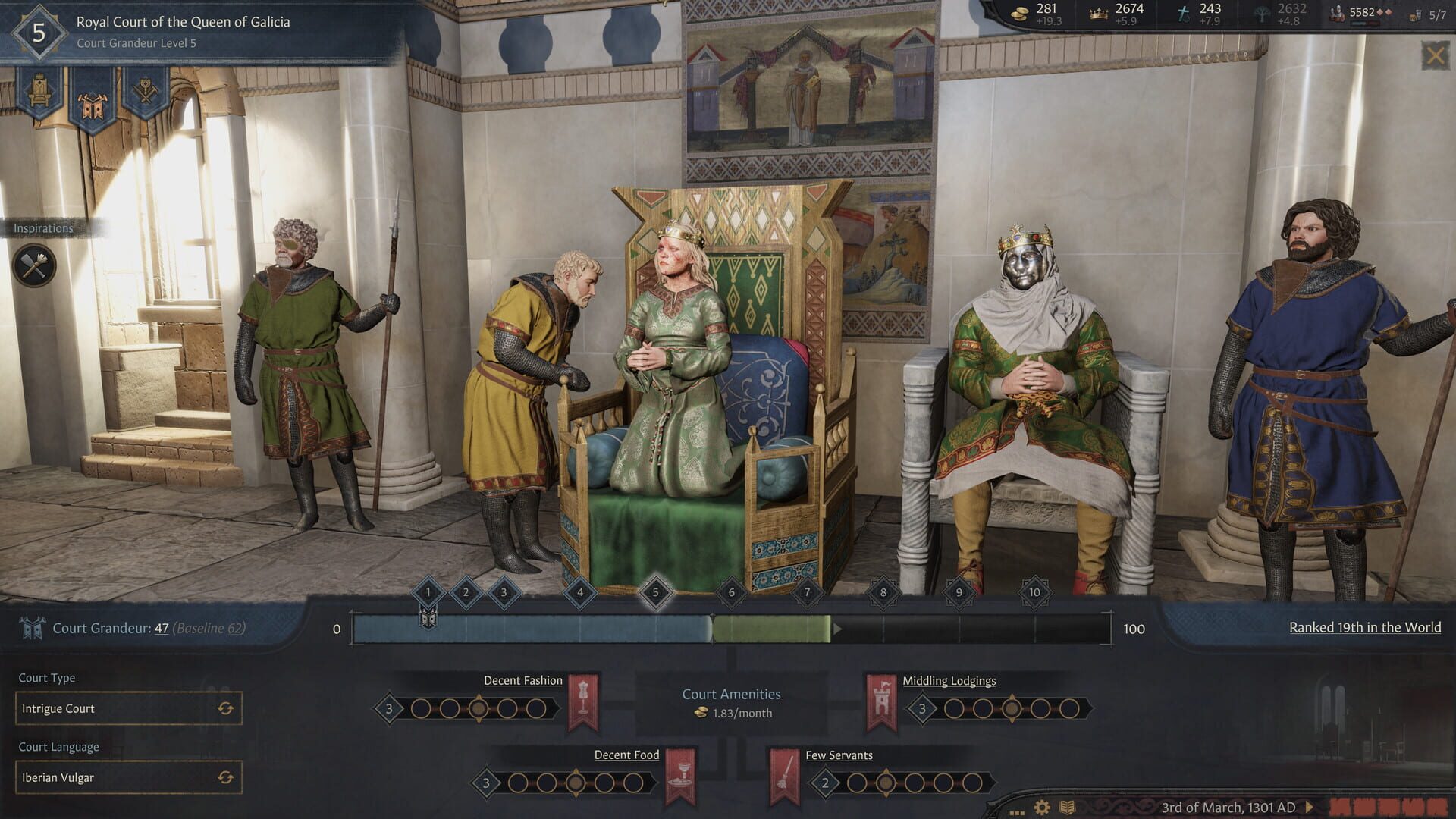 Screenshot for Crusader Kings III: Royal Court