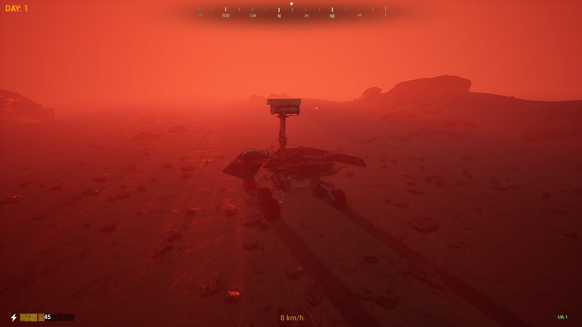 Screenshot for Mars Rover Simulator