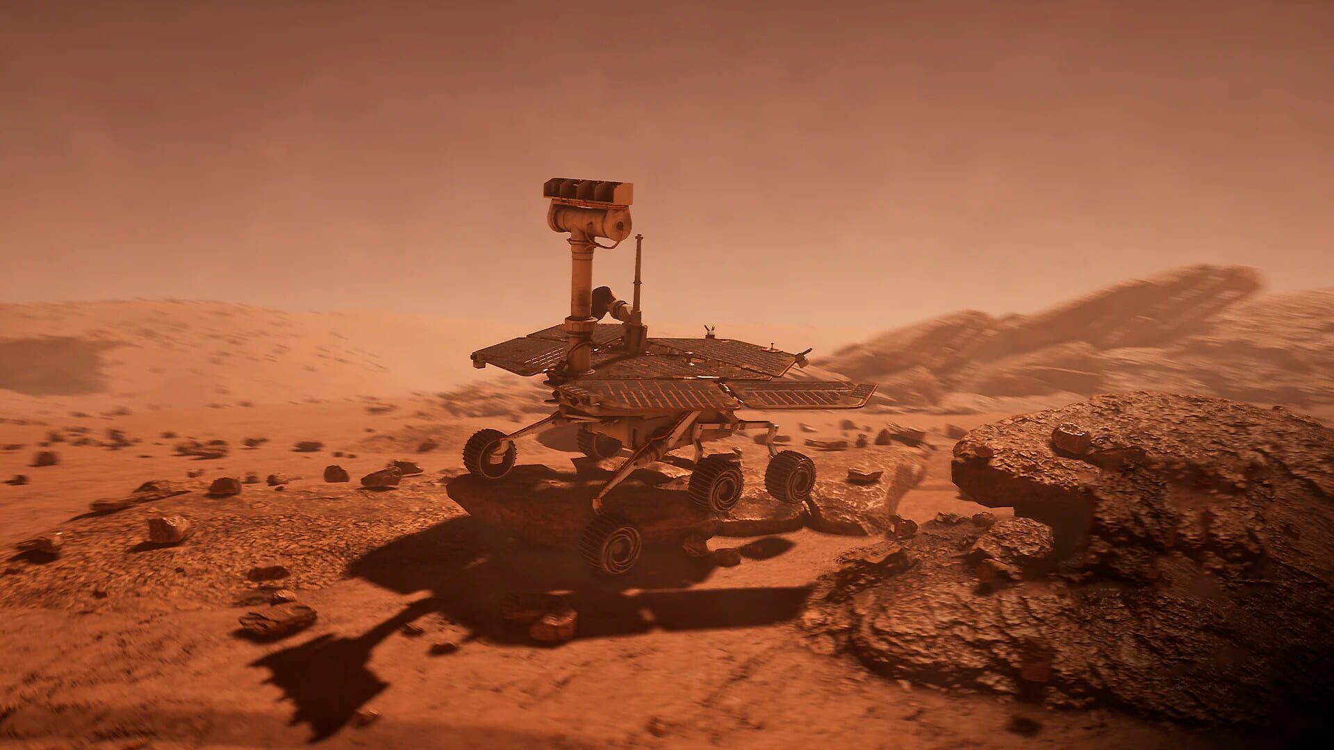 Screenshot for Mars Rover Simulator
