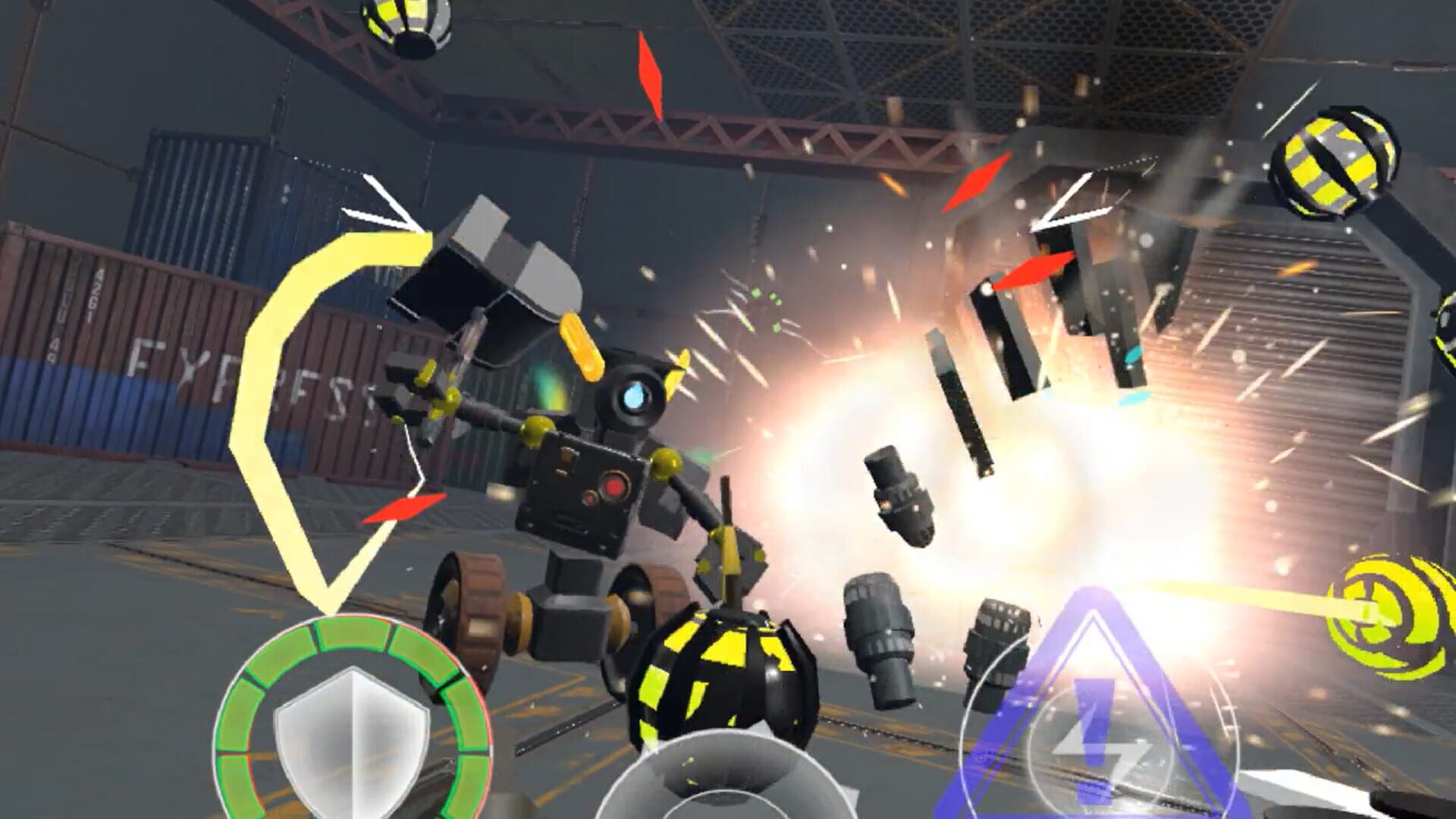 Screenshot for Break Robots VR