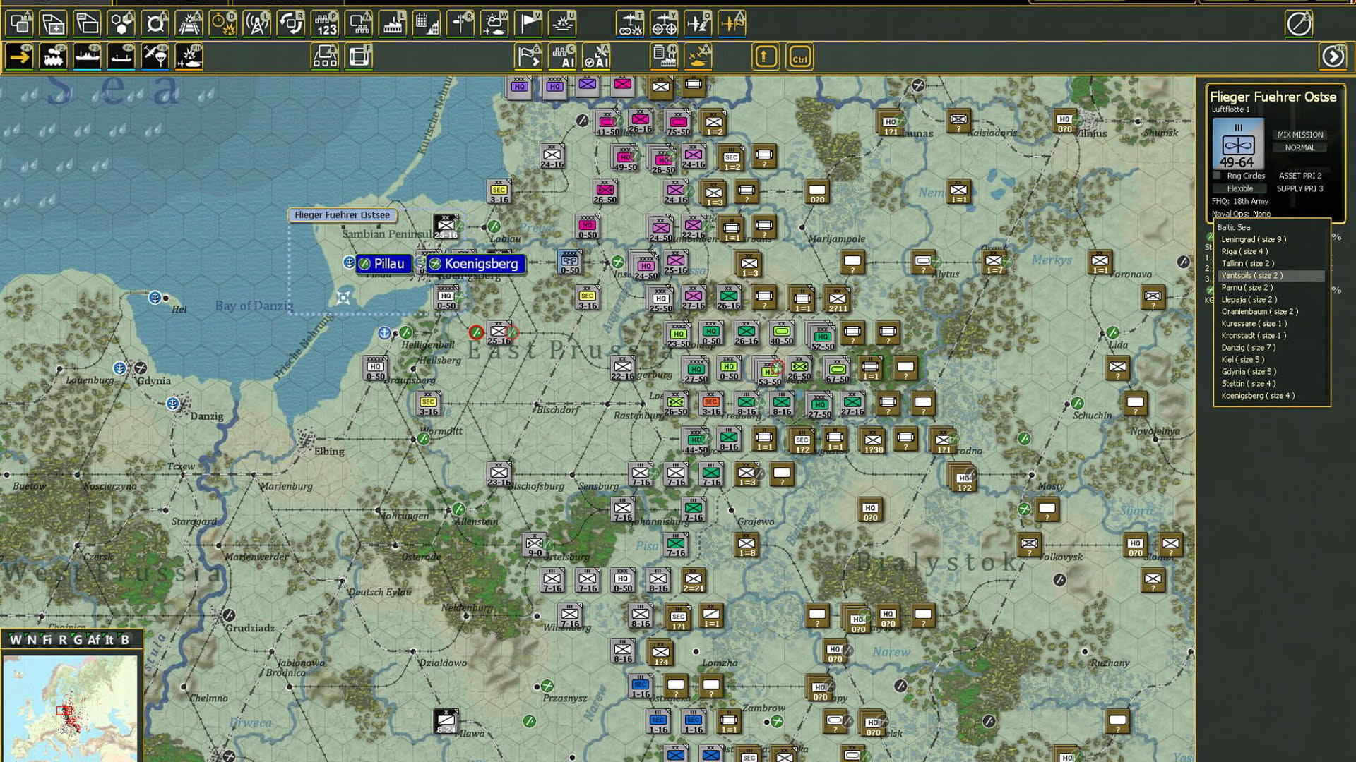 Screenshot for Gary Grigsby's War in the East 2