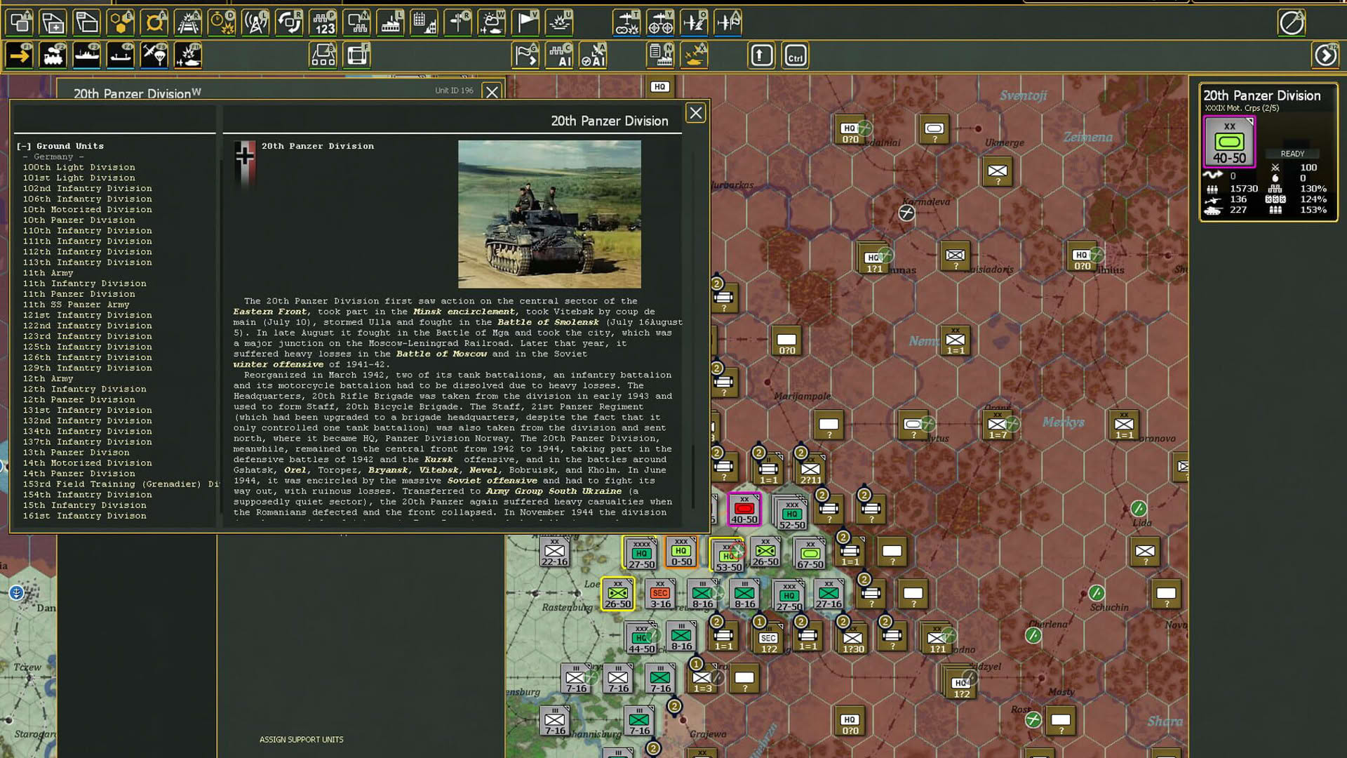 Screenshot for Gary Grigsby's War in the East 2