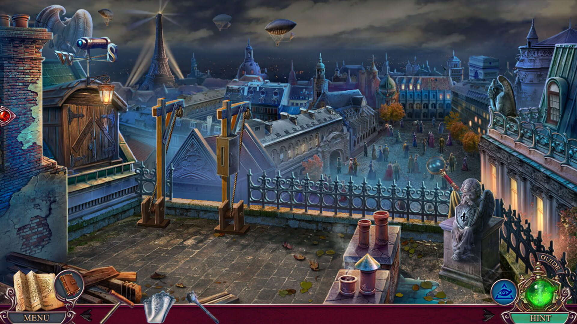 Screenshot for Dark City: Paris - Collector's Edition