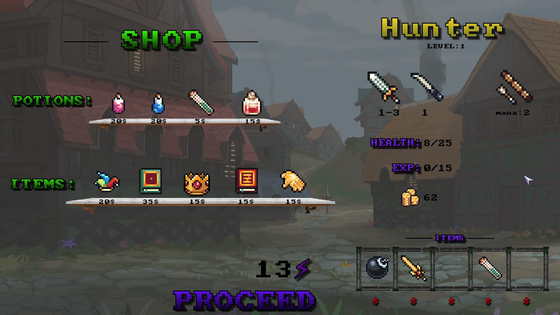 Screenshot for Monsters and Weapons