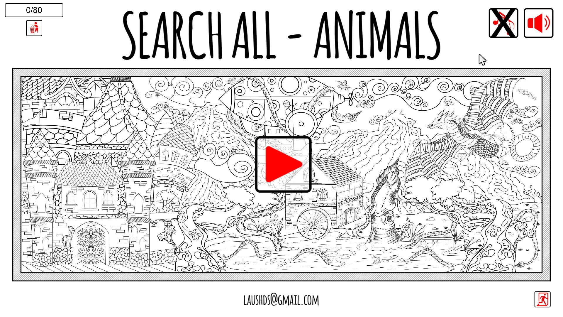 Screenshot for Search All: Animals