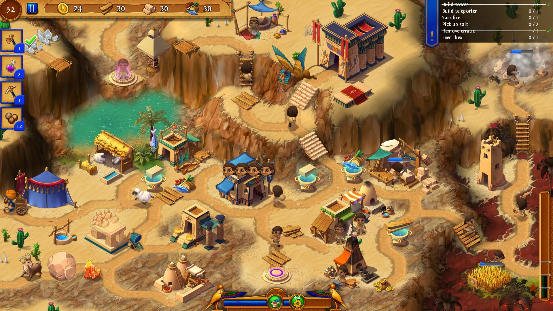Screenshot for Heroes of Egypt: The Curse of Sethos