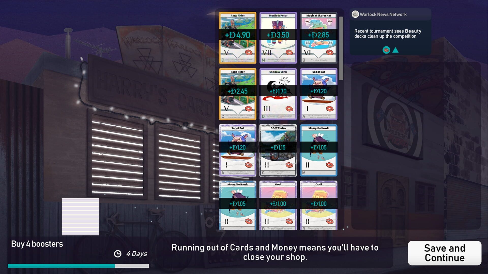 Screenshot for Kardboard Kings: Card Shop Simulator
