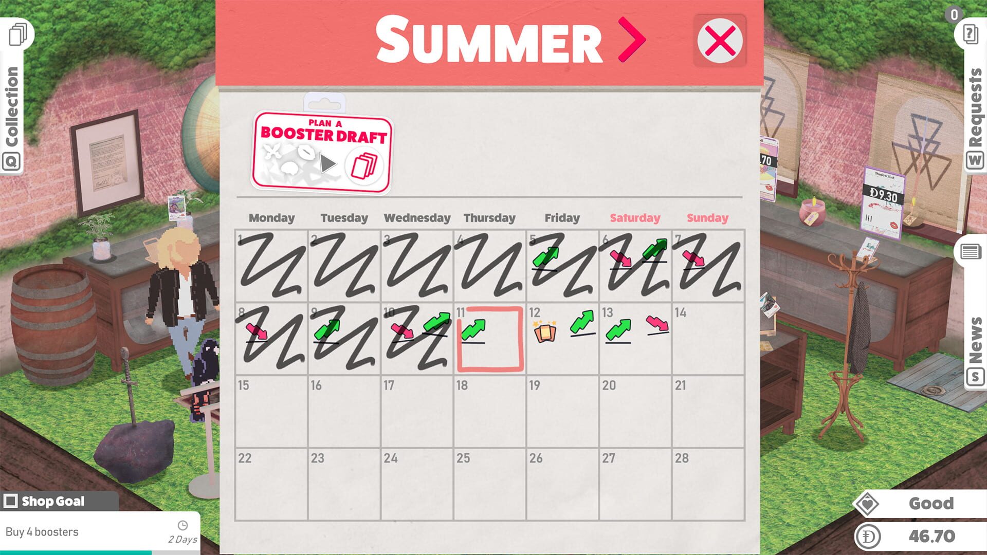 Screenshot for Kardboard Kings: Card Shop Simulator