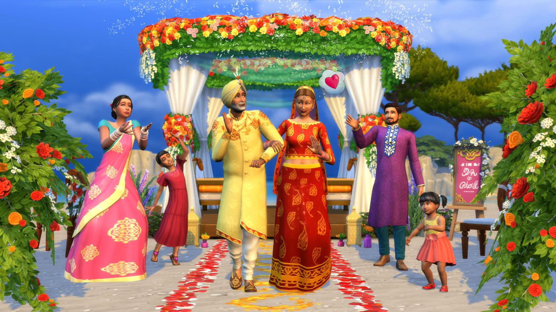 Screenshot for The Sims 4: My Wedding Stories