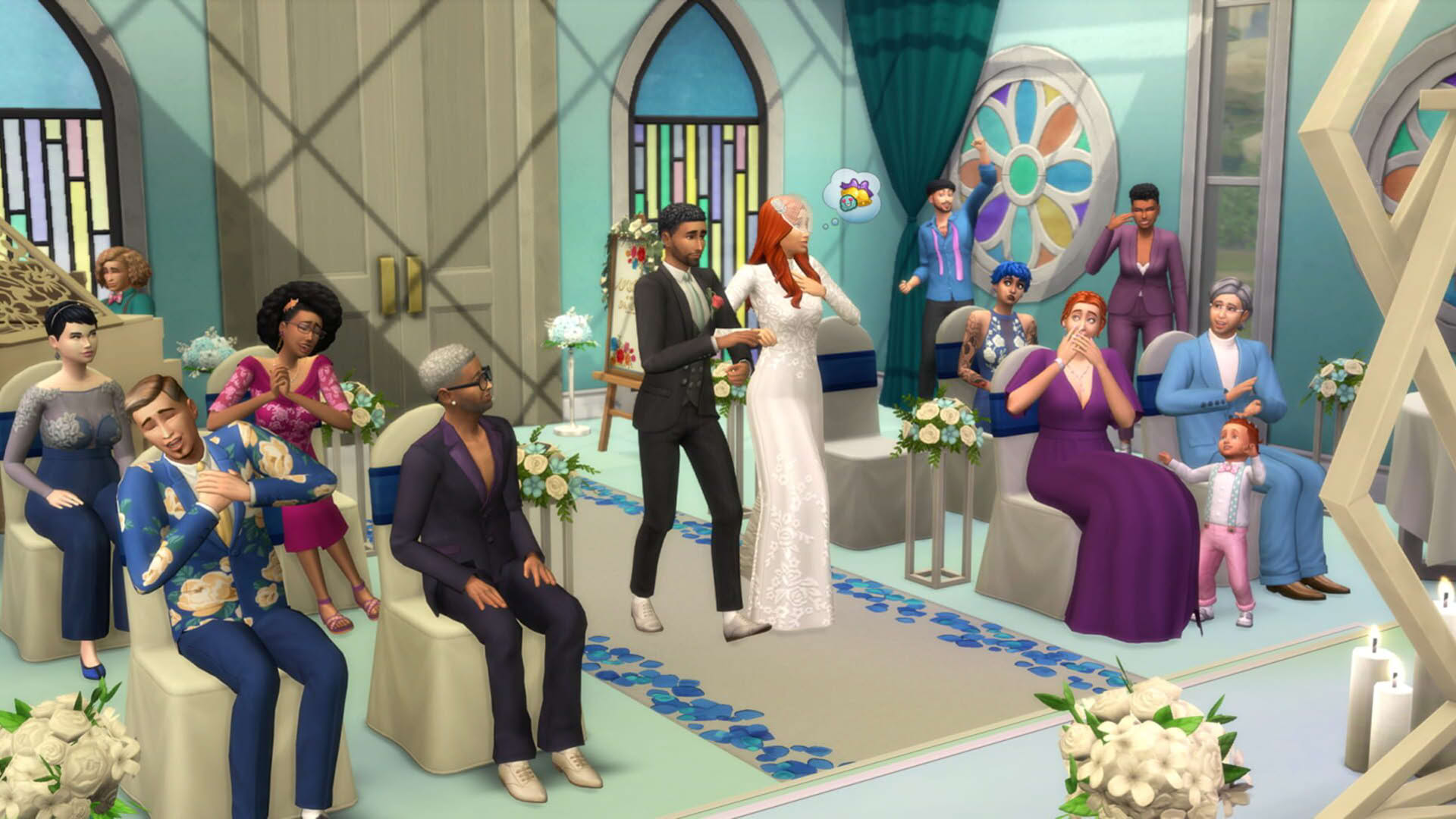 Screenshot for The Sims 4: My Wedding Stories
