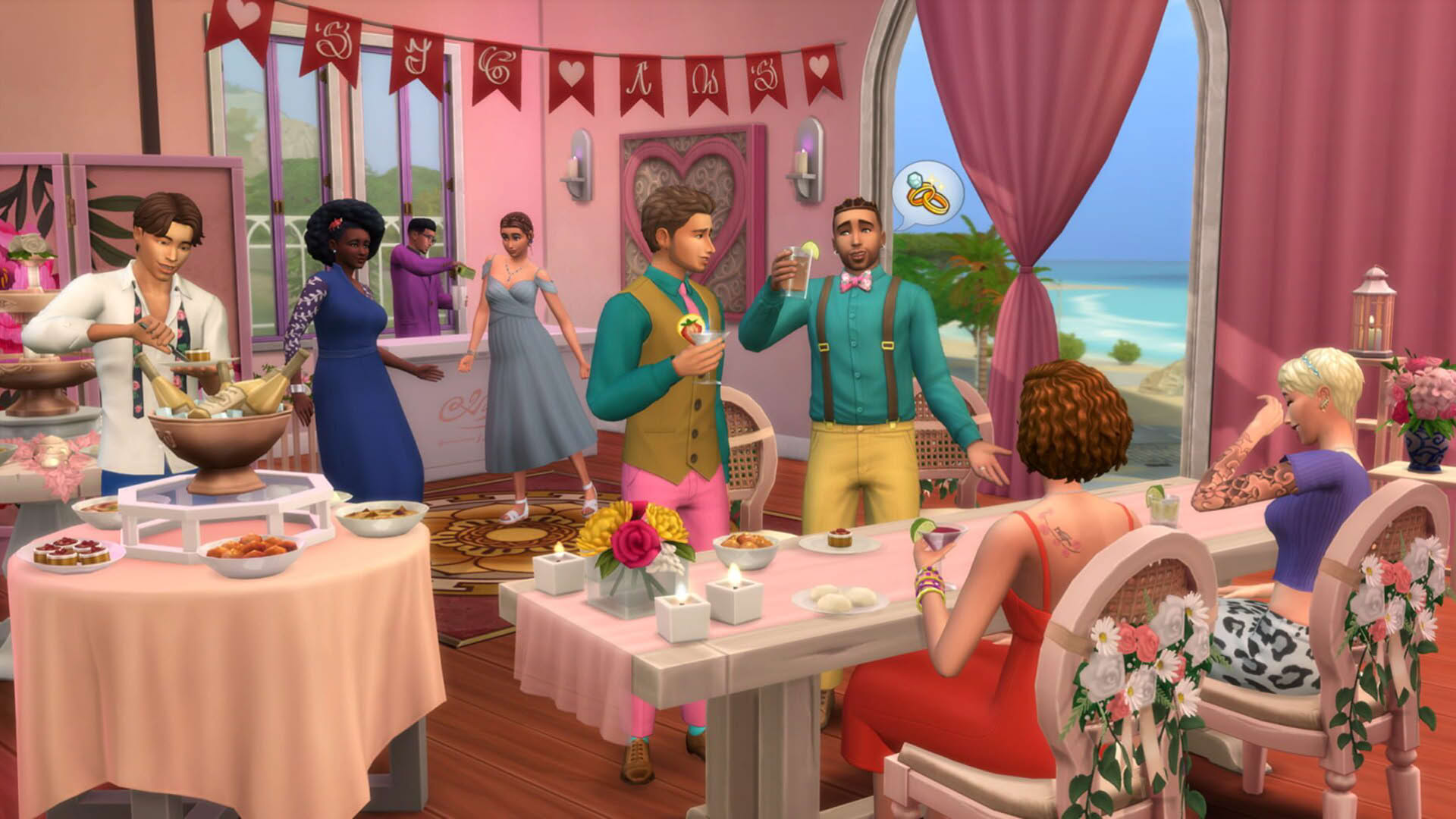 Screenshot for The Sims 4: My Wedding Stories