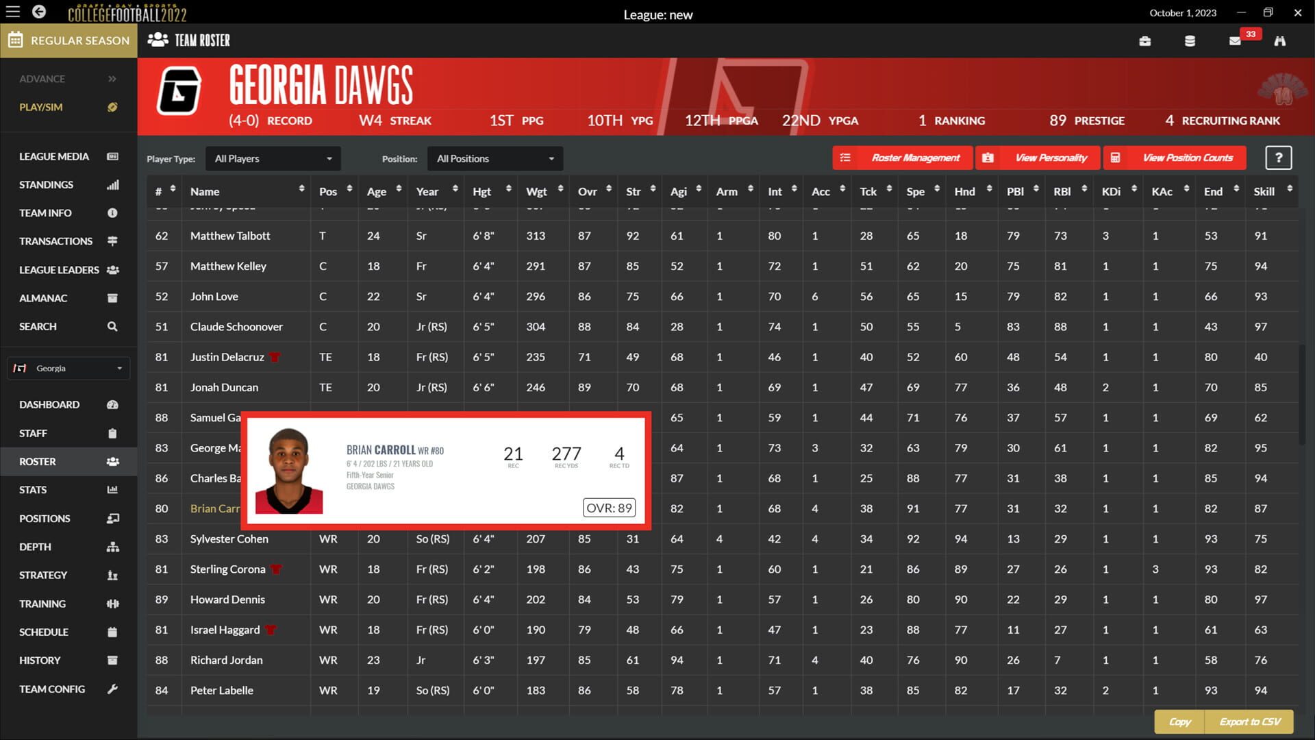 Screenshot for Draft Day Sports: College Football 2022